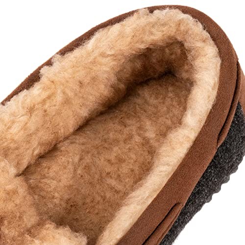 Men's Hearthfire Memory Foam Moc Slipper 12 Black