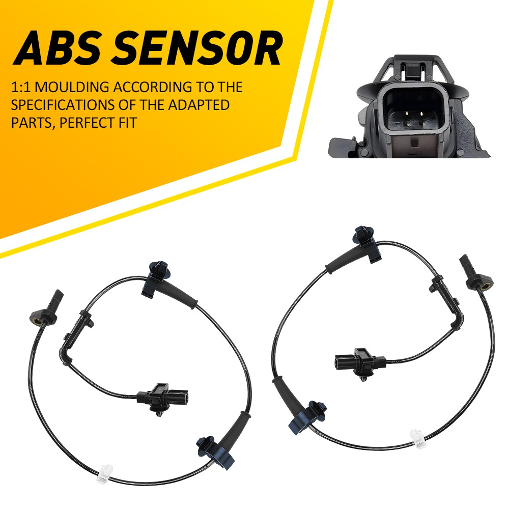 2Pcs Front Right + Left ABS Wheel Speed Sensor for 2012-2015 Honda Civic