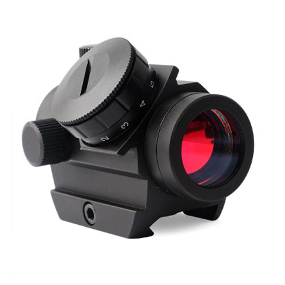 Micro Red Dot Sight Scope 3 MOA 1x25mm Reflex Sight W/ 1'' Riser 20mm Rail Mount