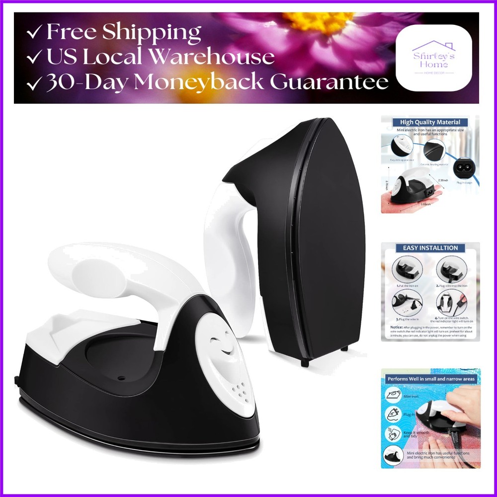 Compact Mini Craft Iron with Charging Base - Perfect for Small, Quick Projects