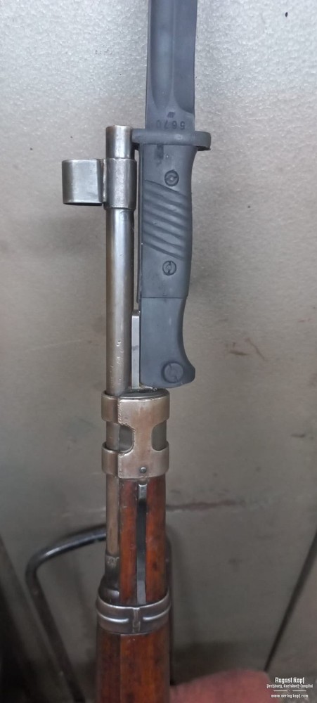 WW2 German - Training Bayonet S84/98 – Rubber Replica (Safe Training Version)