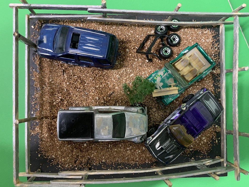 Built from Scratch 1/64 Scale Art Diorama – “Lone Tree Grave Yard”