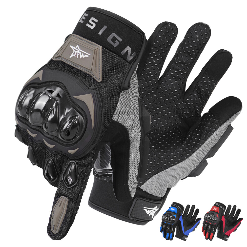 Touchscreen Gloves Motorcycle Gloves Anti-Slip Gloves with Shell Protective