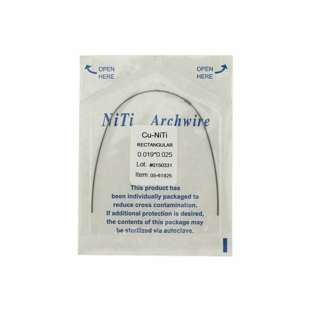 Dental Orthodontic Cu-Niti Arch Wires With Stops Round/Rectangular Ormco DAMON
