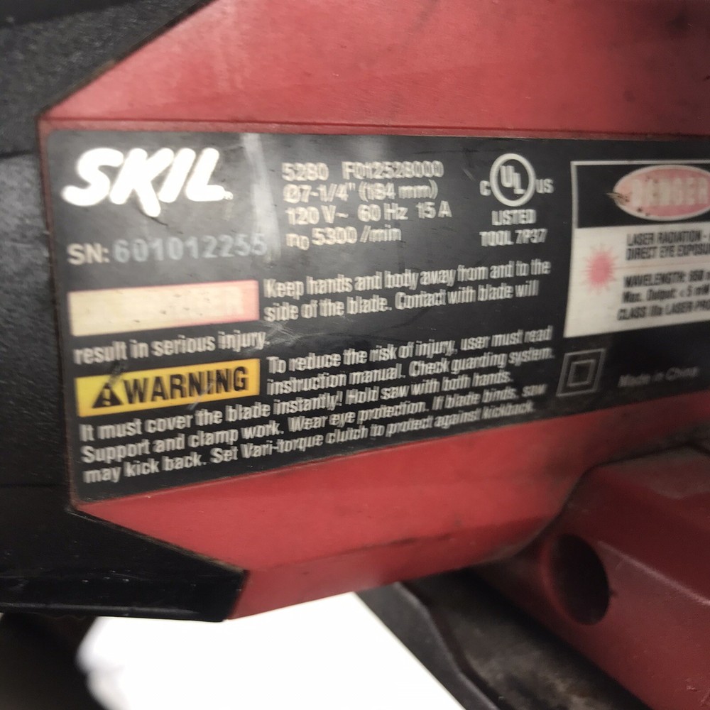 SKIL Saw 5280 (SH2003199) Works Good!