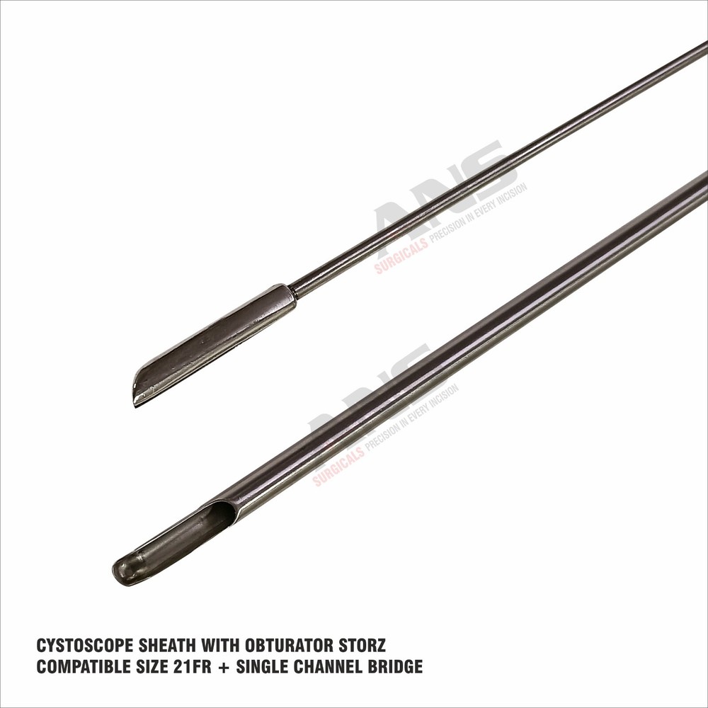 ANS Cystoscopy Sheath With Obturator 21Fr + Single Channel Bridge