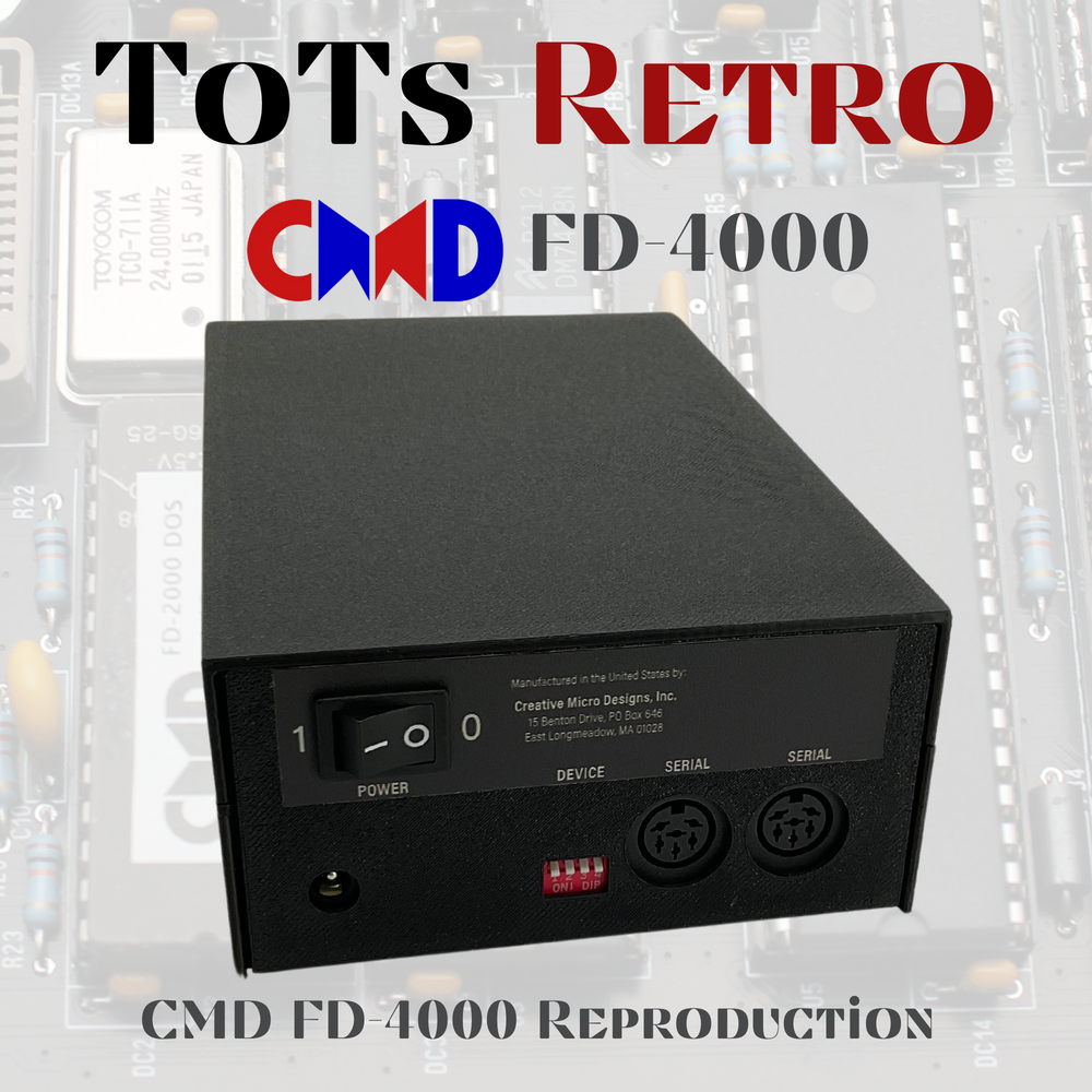 CMD Reproduction FD-4000 Disk Drive For Commodore c64 c128 and more