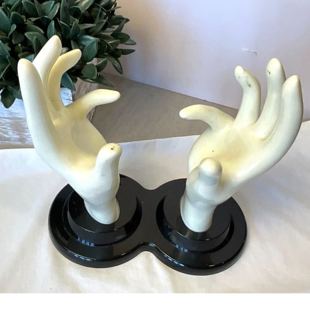 Double Mannequin Hand Display Vintage 1990's E&B Giftware great display piece