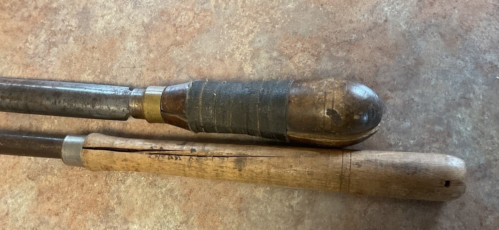 Woodworking Gouges Lot Of Two Unbranded Used