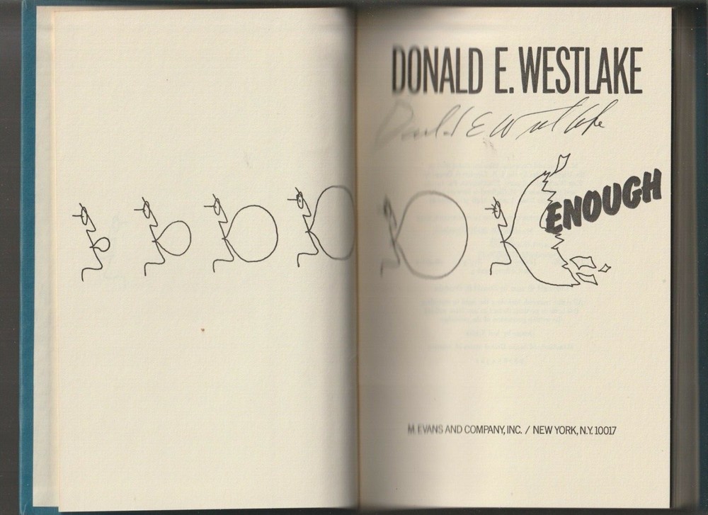 ROBERT WESTLAKEENOUGH.HARDCOVER IN JACKET.SIGNED..NICE COPY!