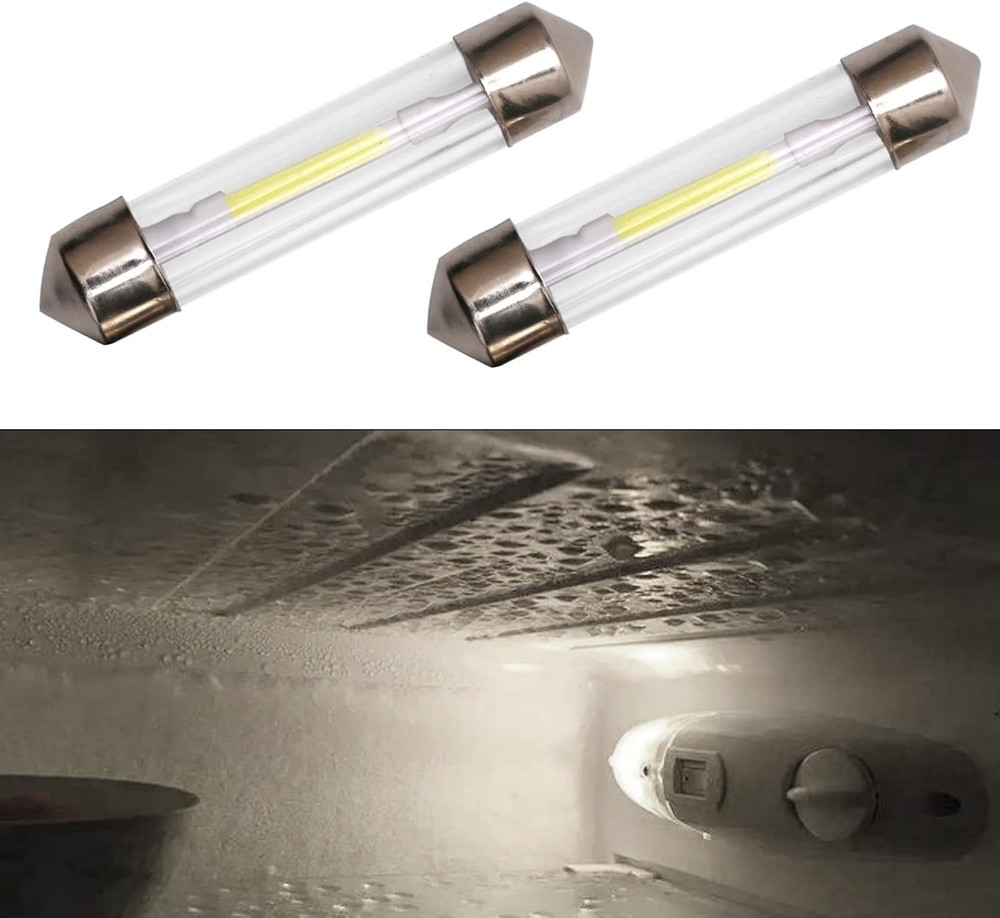 2PCS RV Refrigerator Light Bulb,Rv Fridge Light Bulbs,Led Refrigerator Light