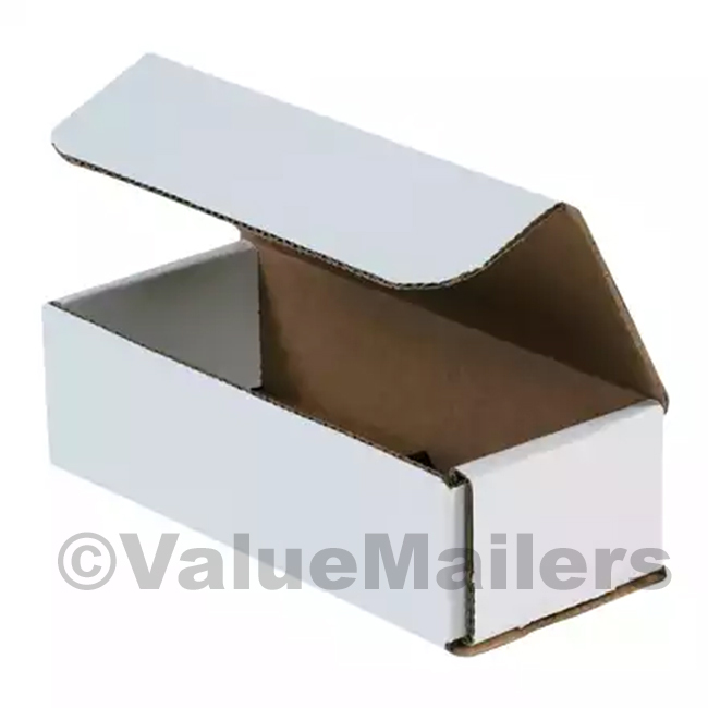 100 -  7x5x2 White Corrugated Shipping Mailer Packing Box Boxes