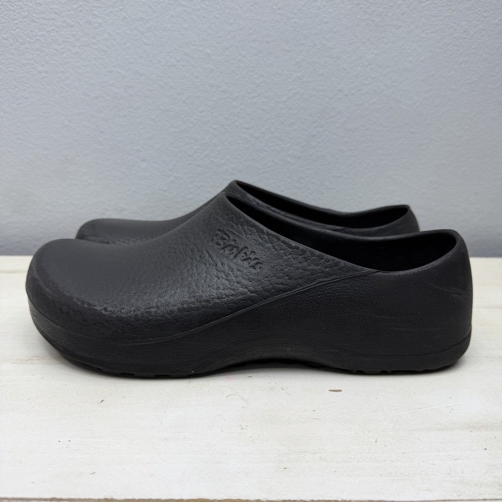 Birki’s Profi-Birki Black Rubber Clogs Size 11 Men
