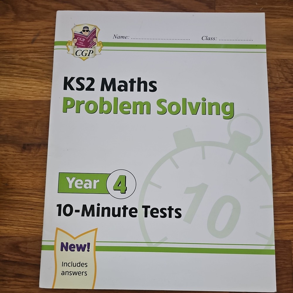 New KS2 Maths 10-Minute Tests: Problem Solving - Year 4: perfect... by CGP Books