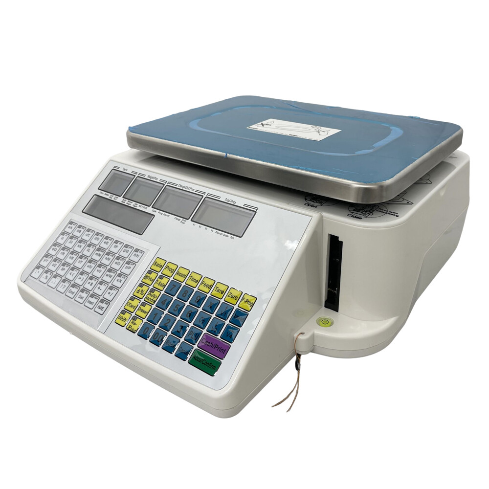 66lbs Print Electronic Scale Digital Price Computing Scale Thermal Printer 110V.