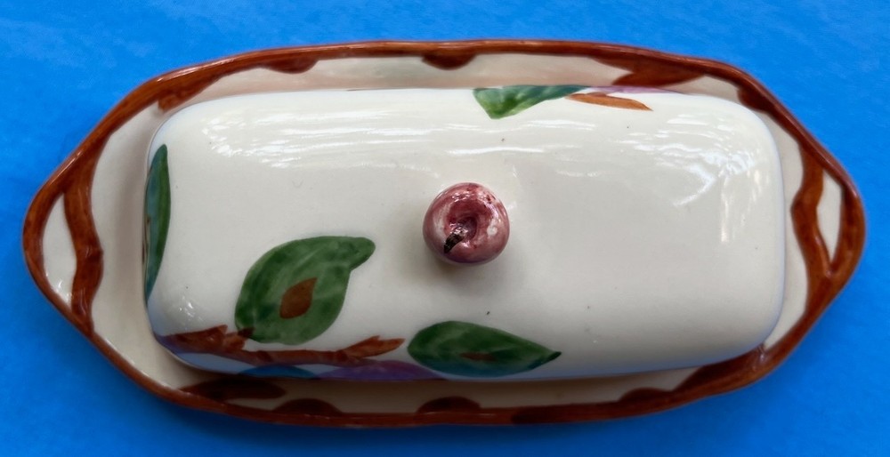 Franciscan Apple Covered Butter Dish England