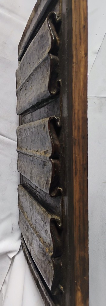 Carved Antique Victorian Oak Panel