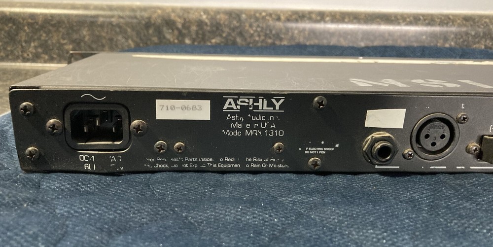 Ashly MQX 1310 31- Band mono Graphic Equalizer