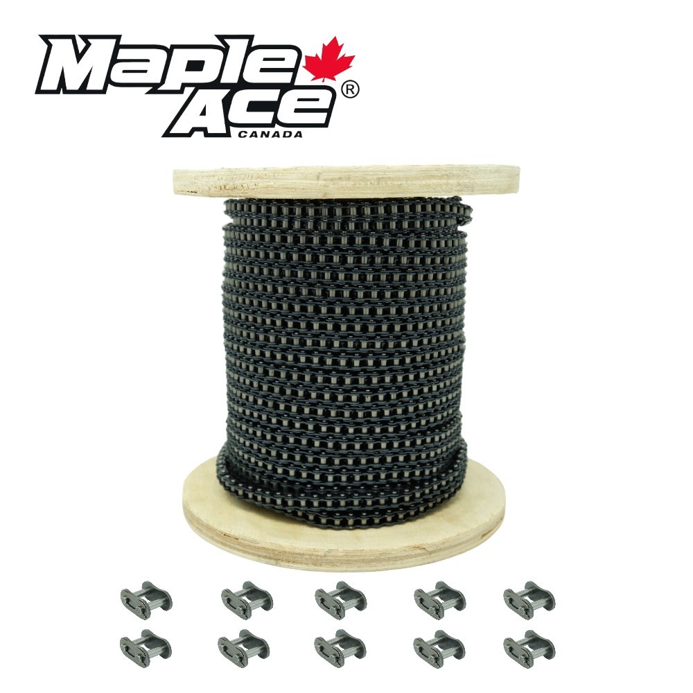 #25 Roller Chain 100 Feet plus 10 Connecting Links