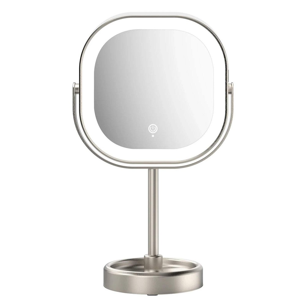 Conair LED Double Sided 1x 10x Magnification Rechargeable Vanity Mirror