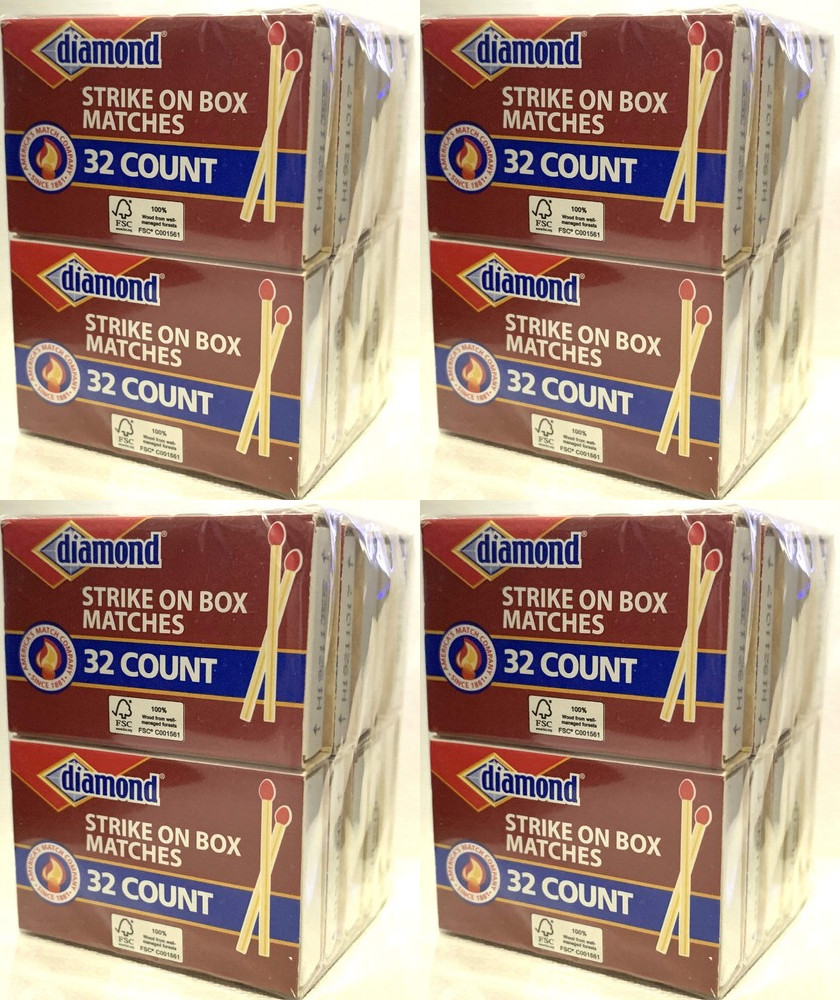 Diamond Strike on Box Matches, 32 Count ( 1280 total matches )