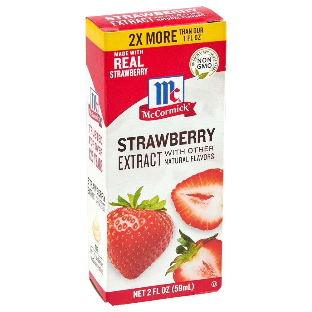 McCormick Strawberry Extract 2oz Baking Flavoring