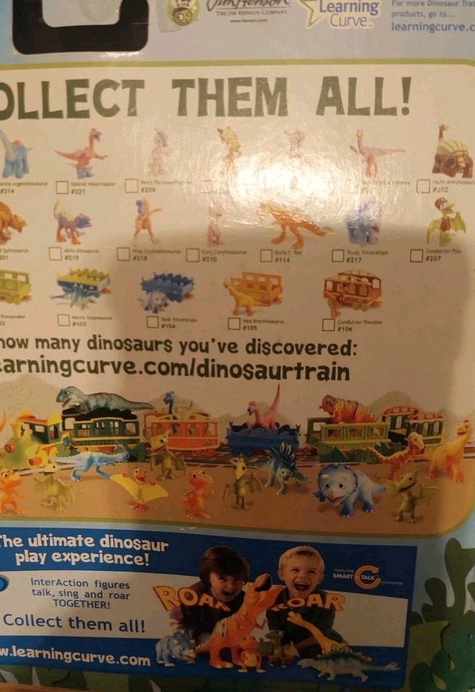 Learning Curve Dinosaur Train Mr. Einiosaurus Ernie & Daphne