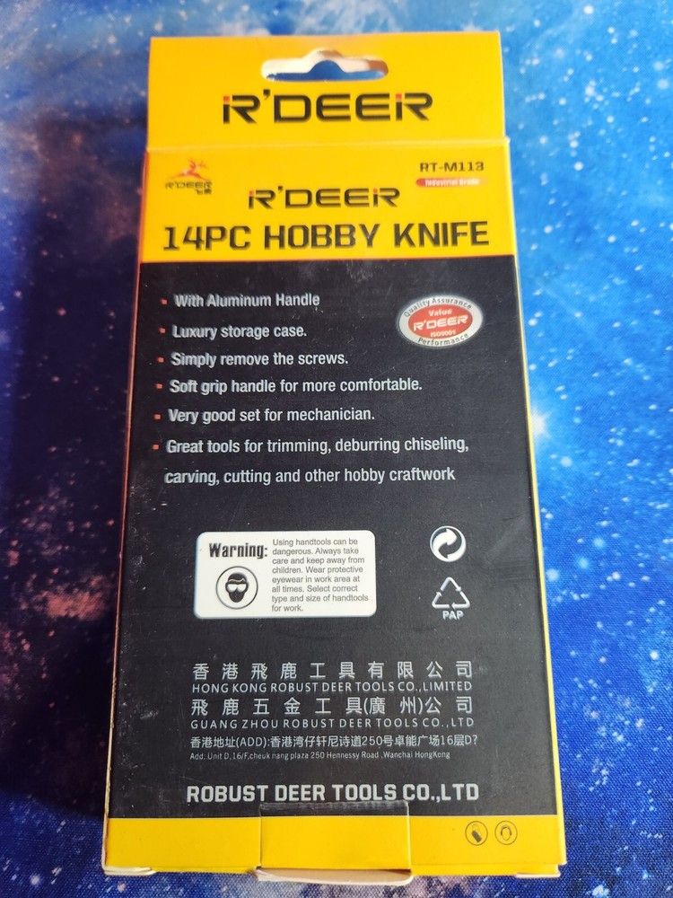 Hobby Knife Set 14 pc R'deer Rt-m113