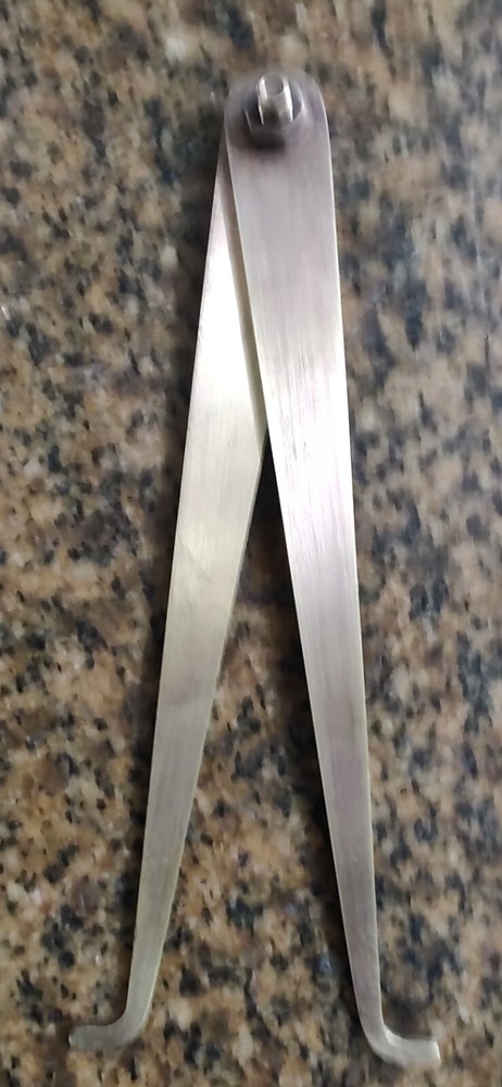 🗽 UNIQUE VINTAGE BRASS ID/OD CALIPER