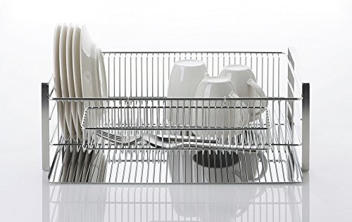 Shimomura Kitchen Drying Rack Wide Vertical with a chopstick rest Japan