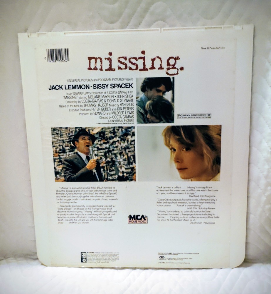 Missing - CED-1982
