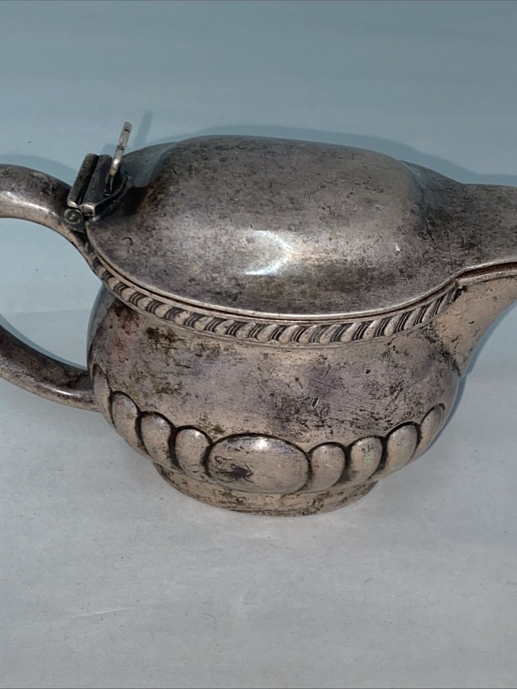 Vintage Reed & Barton Silver Plated Creamer: Mid-Century Art Deco Tableware