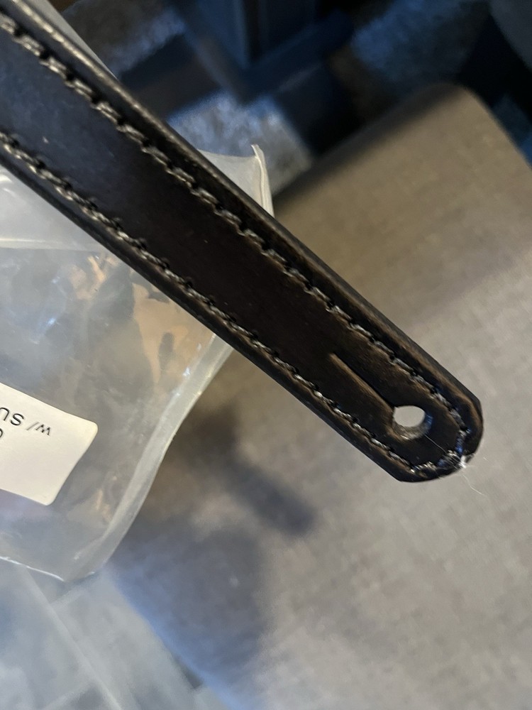 Gretsch Eldorado Leather Guitar Strap Black