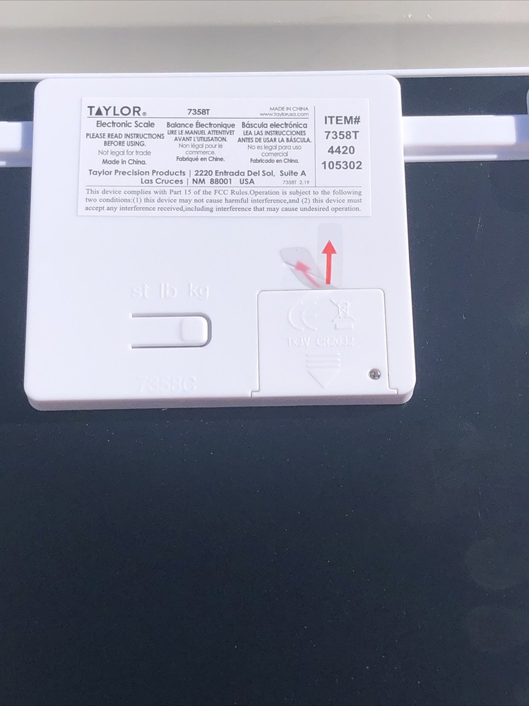 Taylor Electronic 7358TBathroom Scale, 400Lb. Capacity