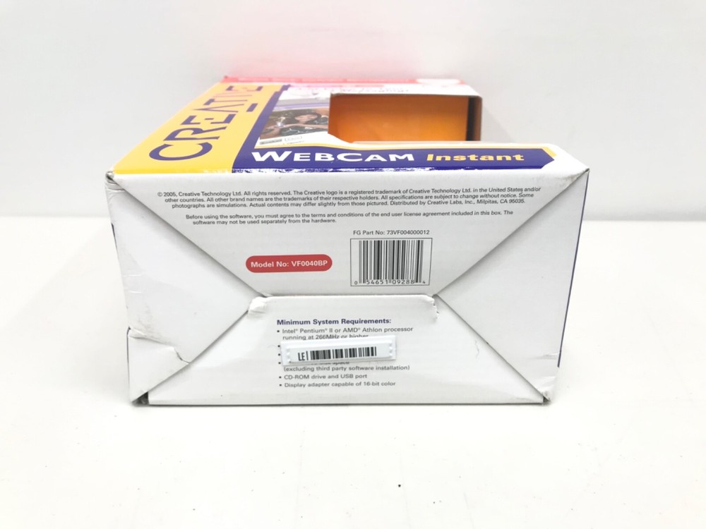 Creative Webcam Instant Web Cam w/Microphone - NEW IN BOX