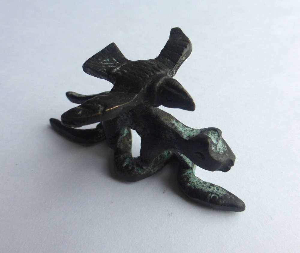 Peruvian Andean trilogy made in oxidized cooper
