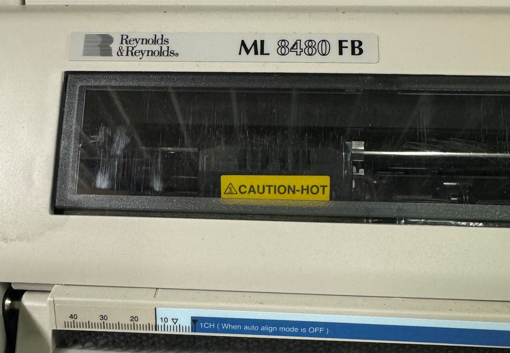 Reynolds & Reynolds ML8480 FB 24-Pin Dot Matrix Printer Re Conditioned