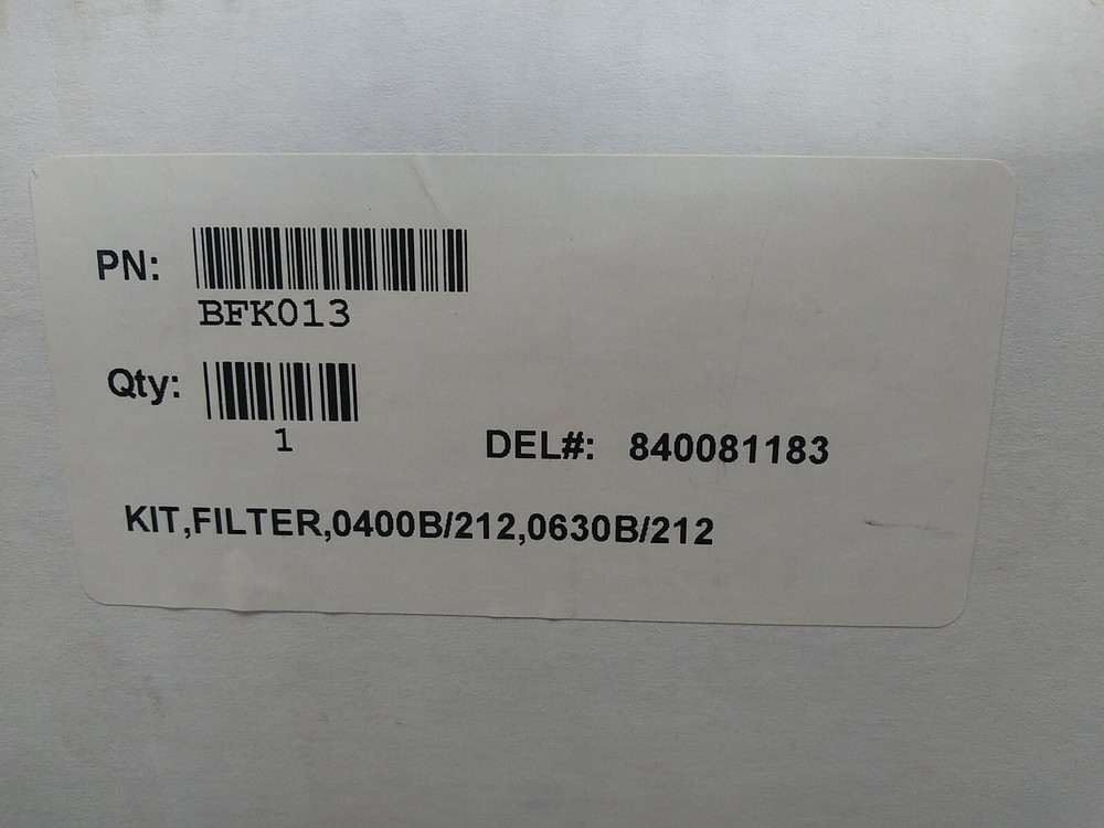 Busch Filter Kit BFK013, 0400B/212, 0630B/212