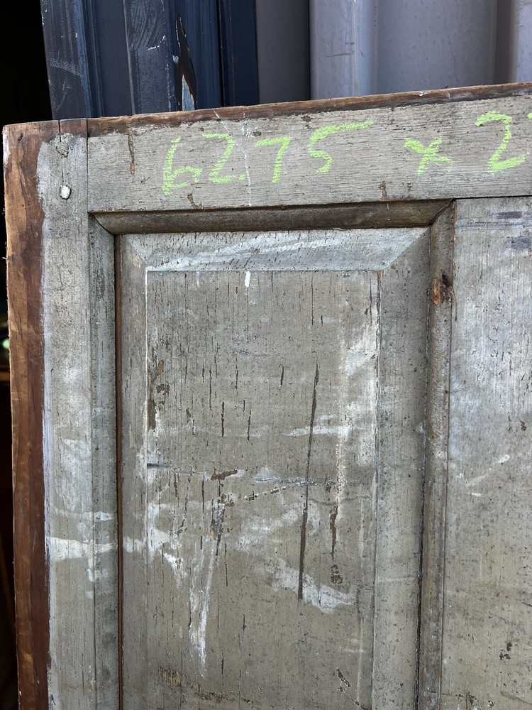 c1760 RAISED panel INDIAN style shutter panel 62.75 X 27.5” MORTISED & PEGGED