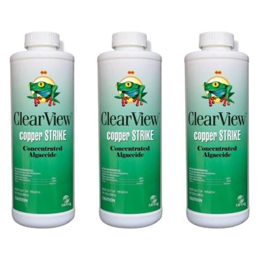 ClearView Copper Strike Algaecide 32 oz  | CVLCSQT12  - 3 Pack