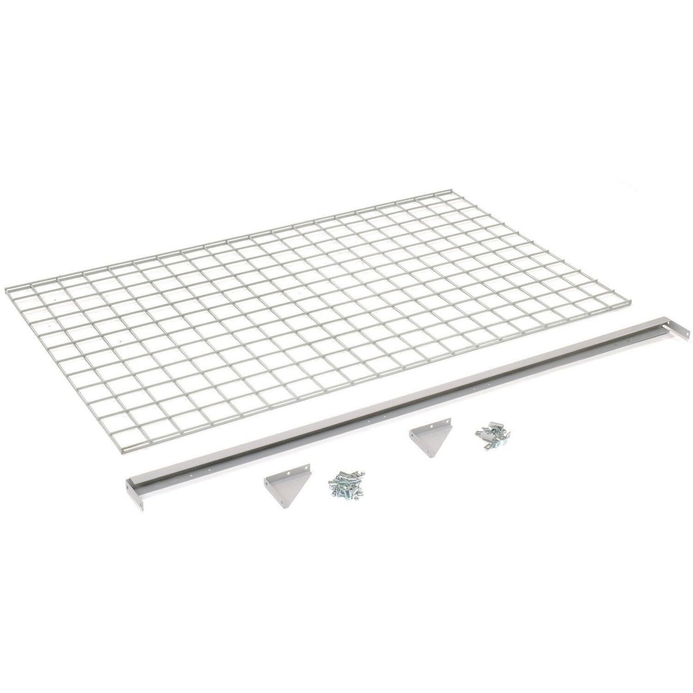 Global Industrial Wire Mesh Security Cage Accessory Shelf 48"W x 24"D