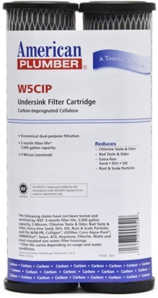 American Plumber W5CIP Undersink Filter Cartridge (10-Pack)