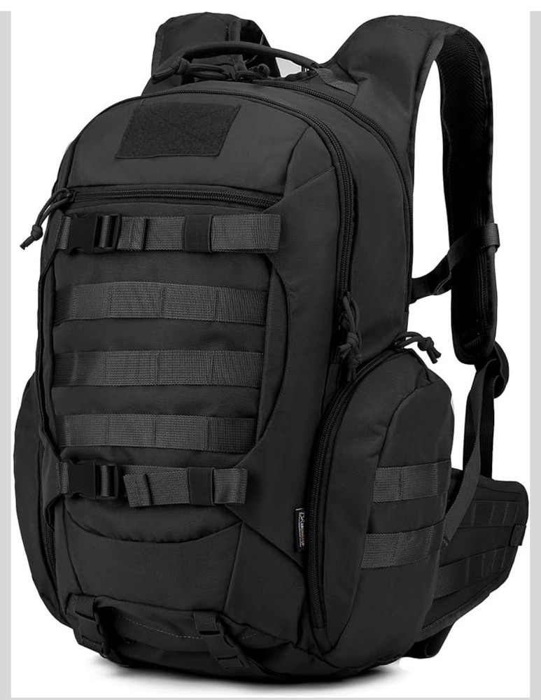 Tactical Molle Backpack for Men- 28L EDC Hiking & Motorcycle Backpack.