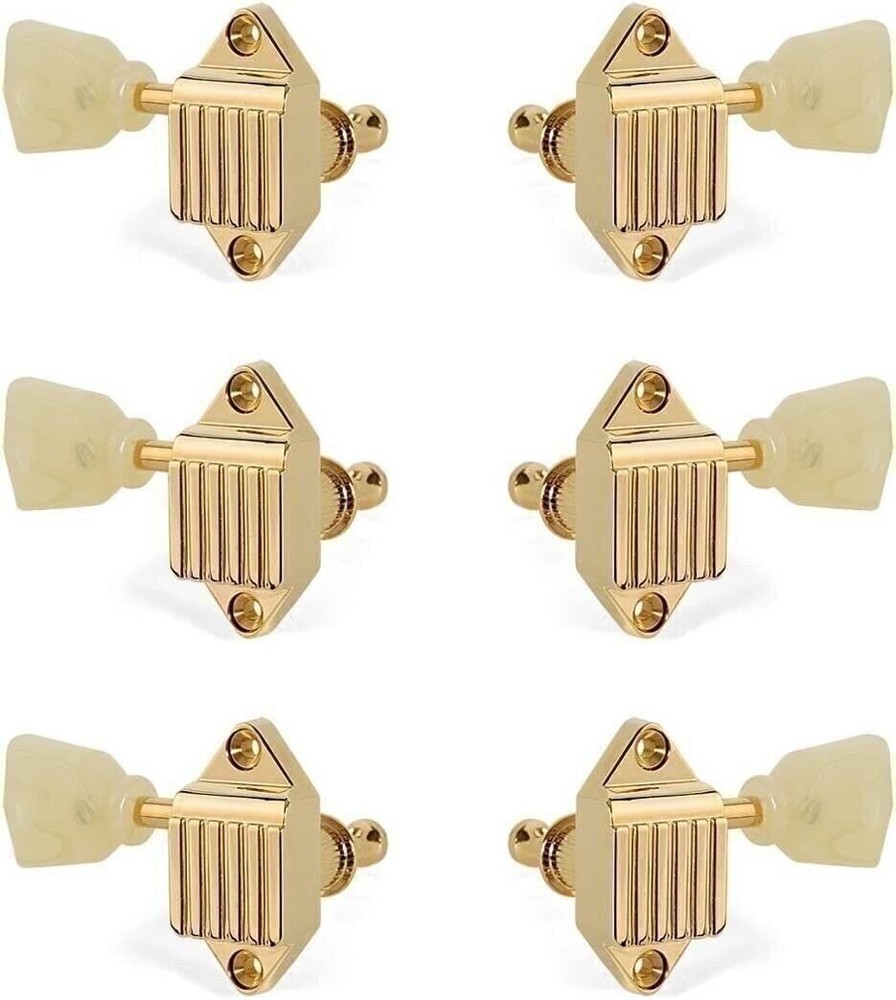 KLUSON WAFFLEBACK 3L / 3R GOLD with Plastic Knobs