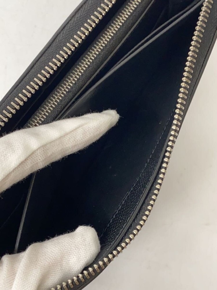 dunhill long wallet BLK men's