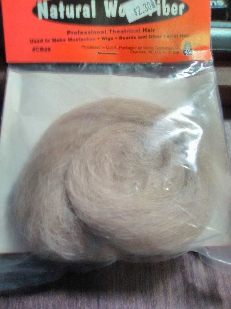 Morris~Natural Wool Fiber (Real)
