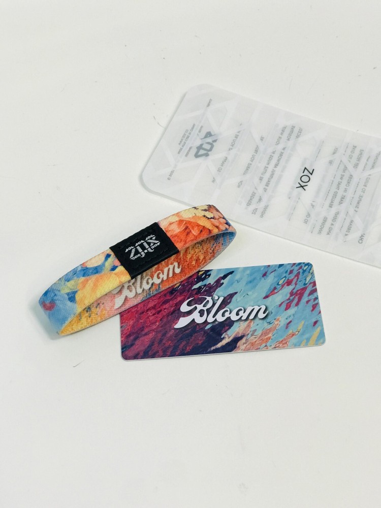 Zox **BLOOM** Silver Single MEDIUM Band w/Card NIP