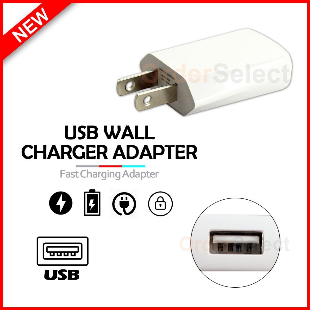 USB Wall Charger Mini Rapid Adapter for Android Amazon Fire HD 10/10 Plus (2021)