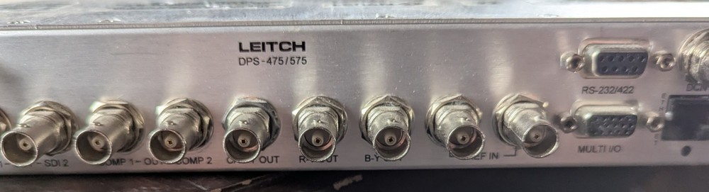 Leitch DPS-475AV Digital Processing Synchronizer Frame Sync TBC – Powers On – SD