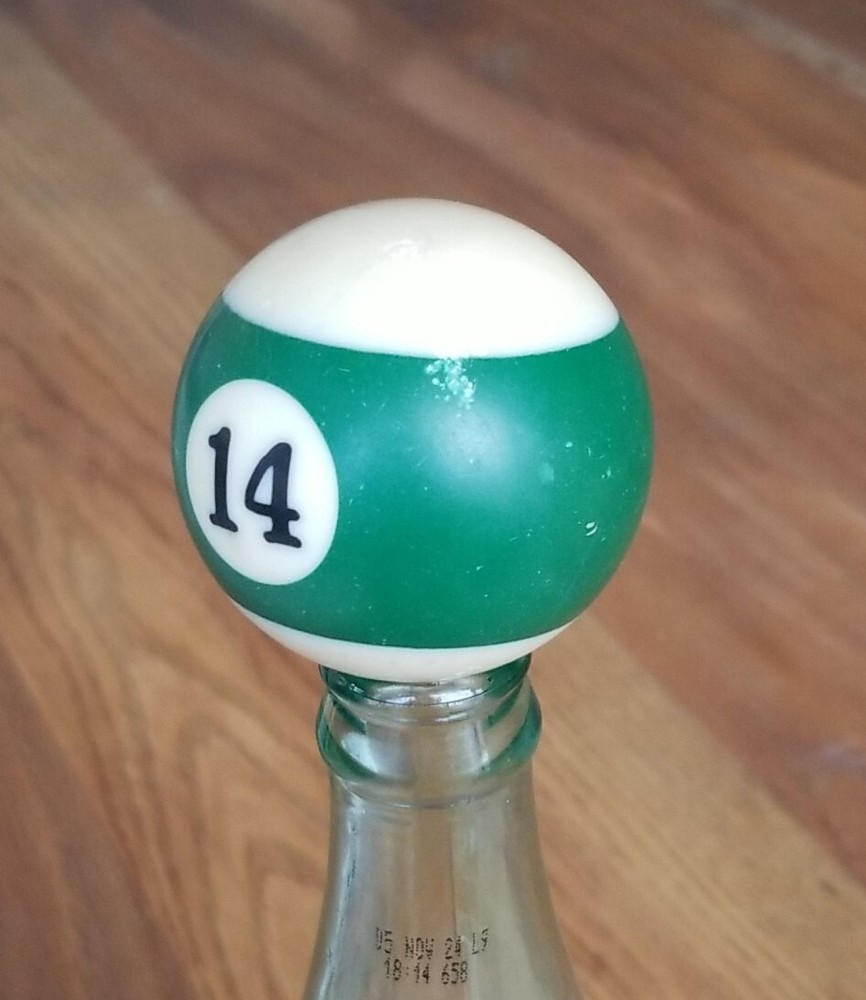 Pool Billiard Ball #14 Stripe Vintage Replacement  2 1/4"